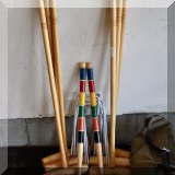 L45. Franklin croquet set, - $30